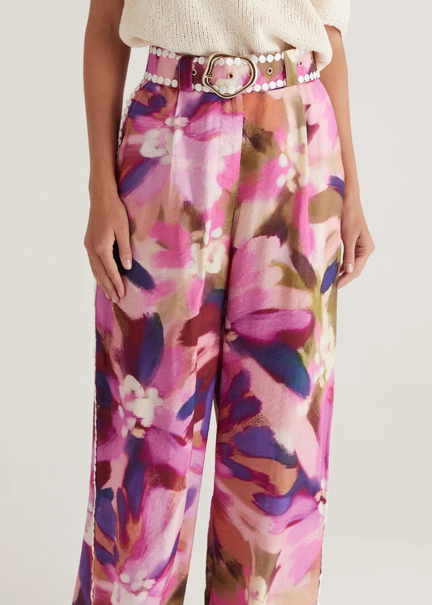 Sariyah Pants - Orchid Floral