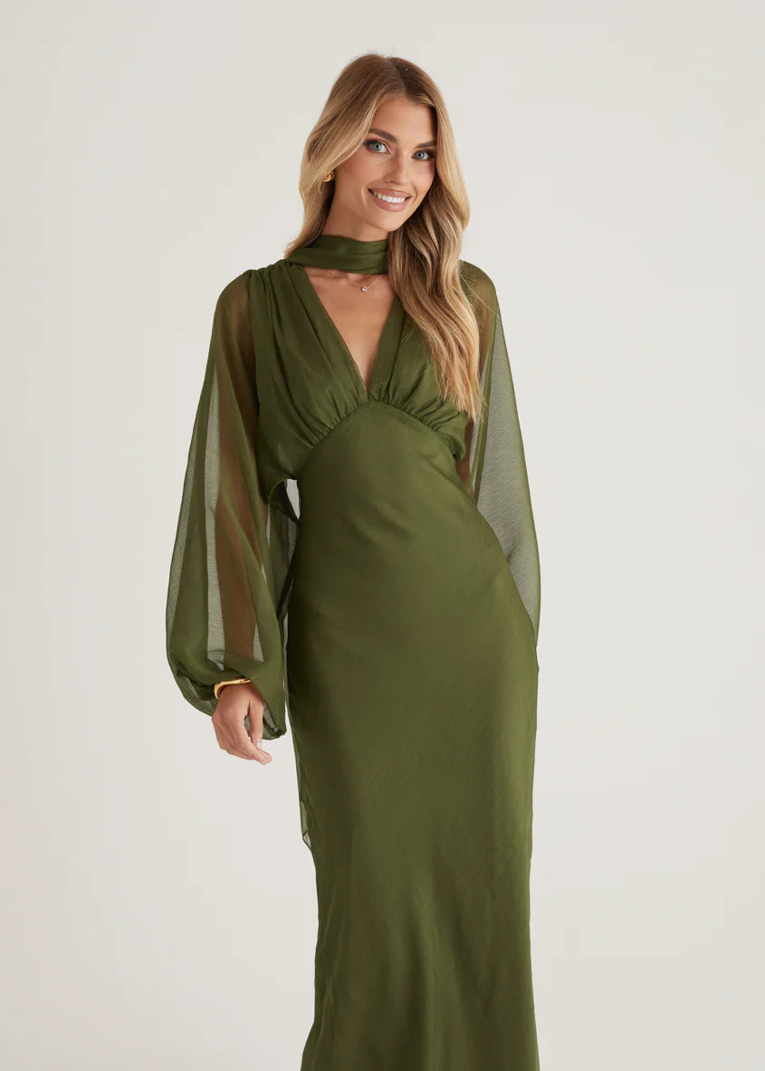 Rosabella Maxi Dress - Olive
