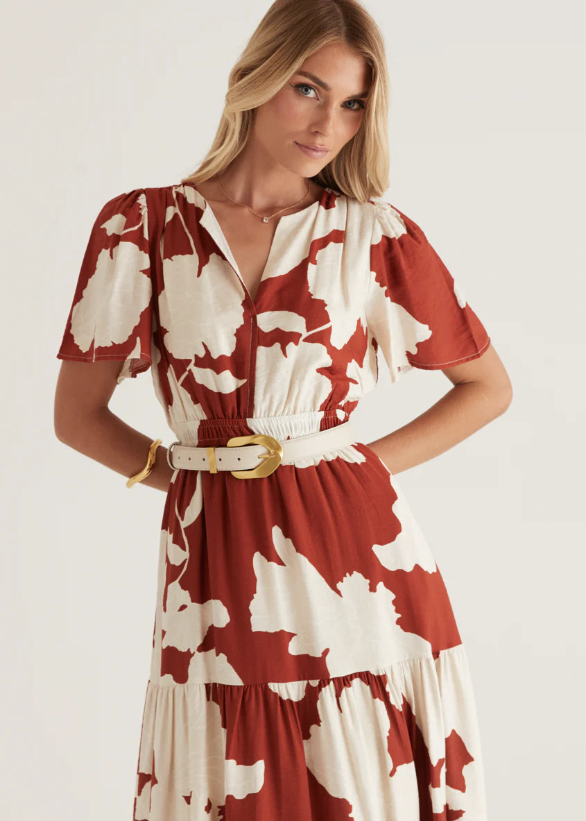 Katherine Maxi Dress - Auburn Floral