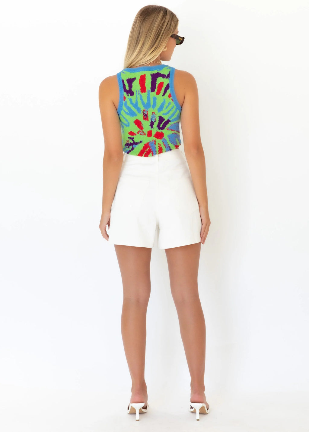 Momentary Muse Knit Top - Green Splash