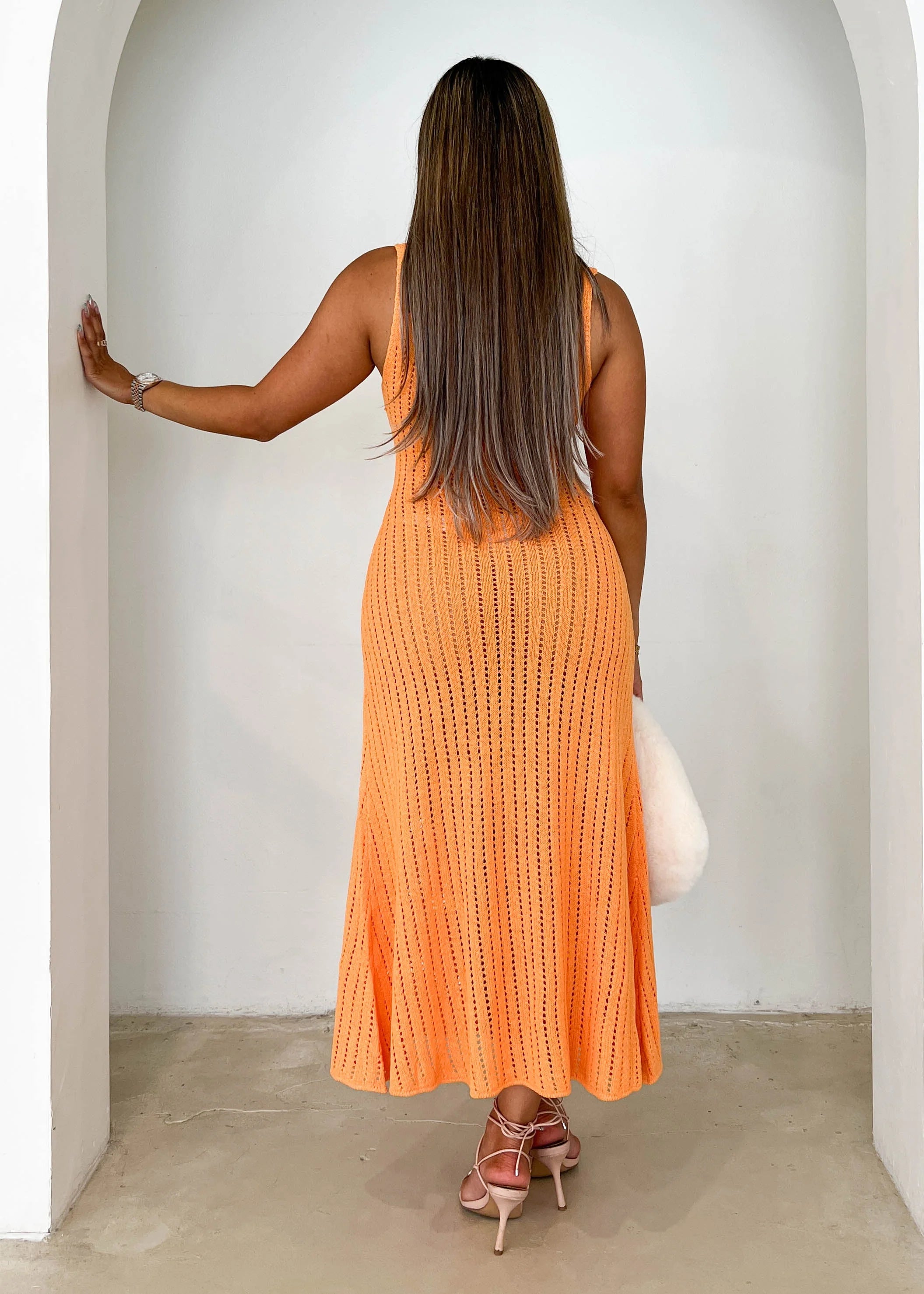 Audrey Knit Midi Dress - Mango