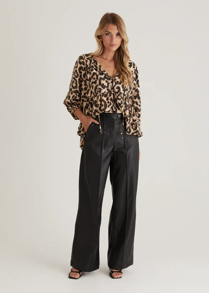 Rodeo Blouse - Leopard