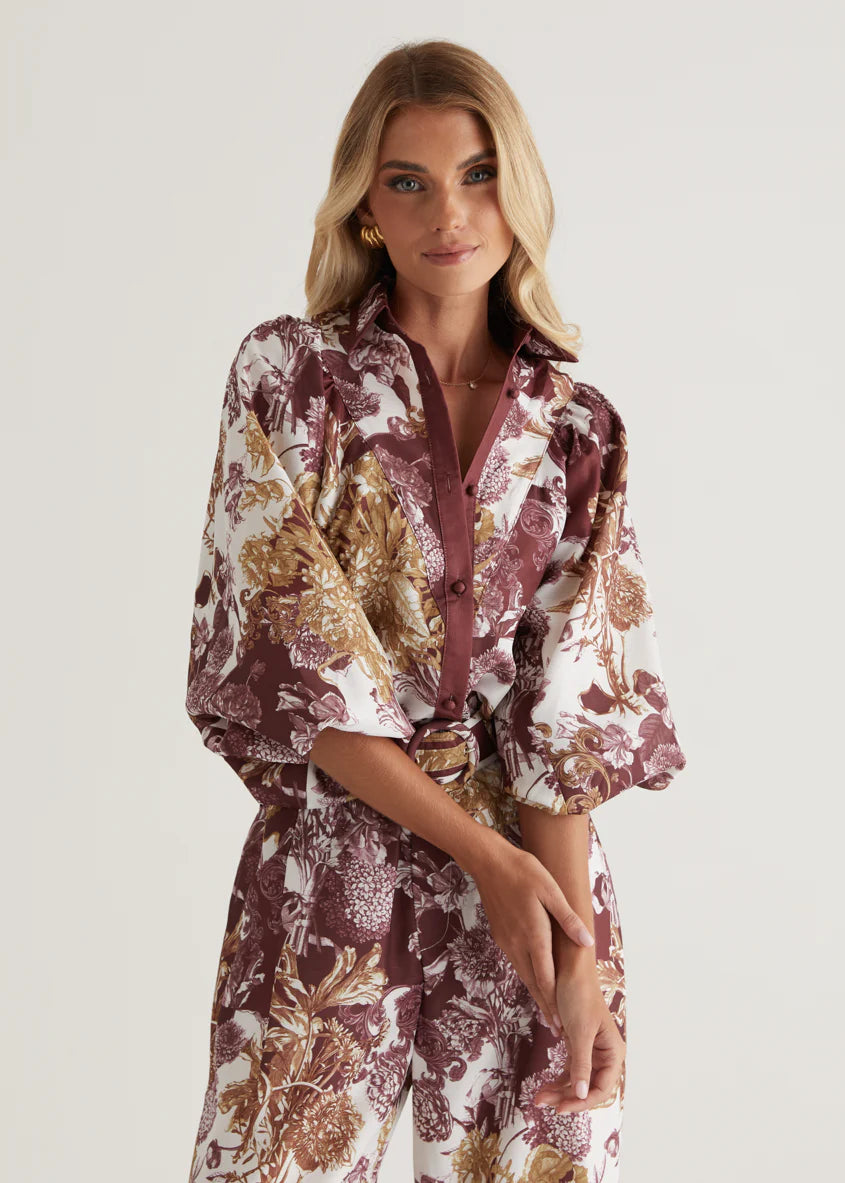 Tethroe Shirt - Merlot Chateau