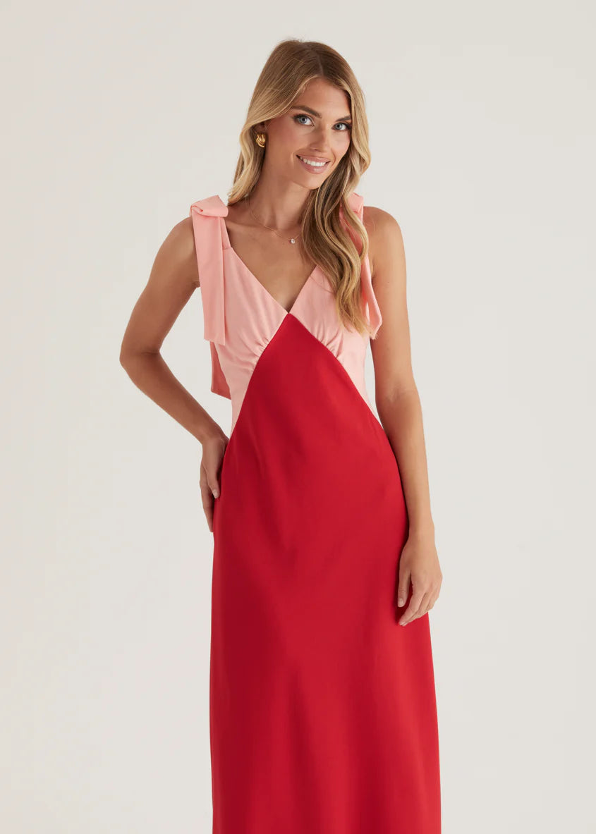 Formation Maxi Dress - Cherry Splice