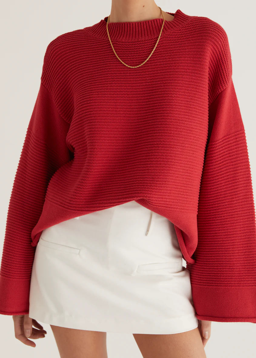 Marsielle Sweater - Red