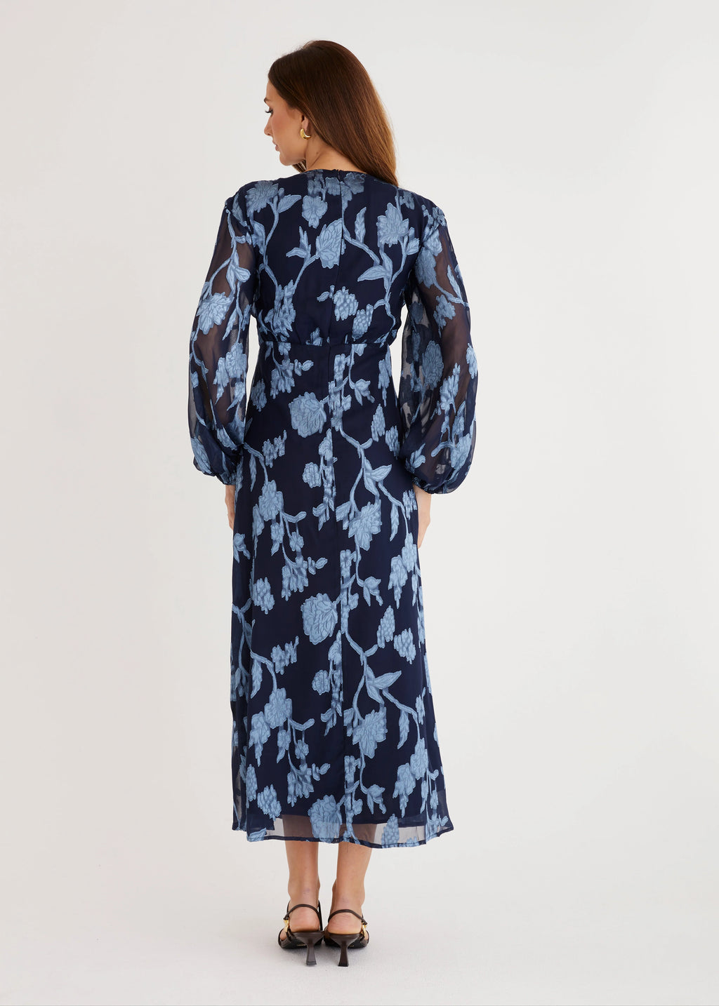 Primavera Maxi Dress - Blue Floral