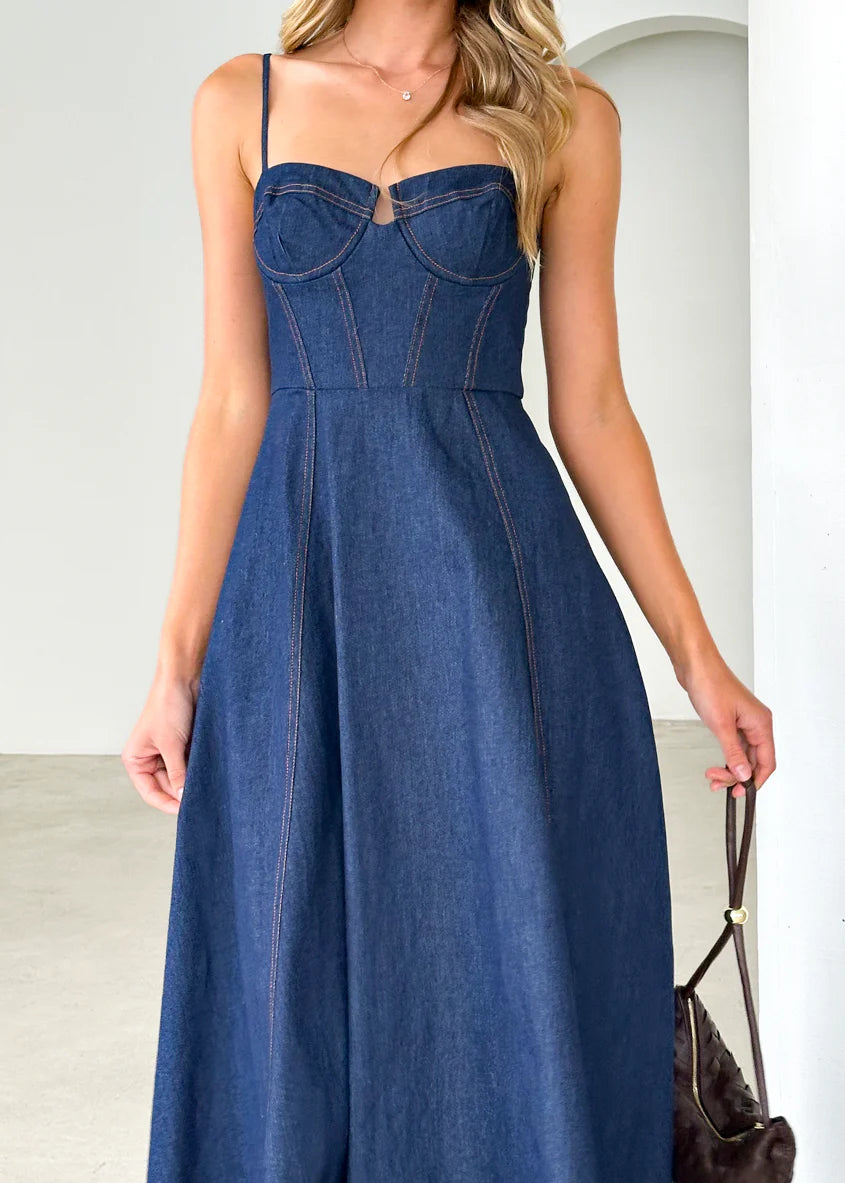 Braelynn Maxi Dress - Indigo