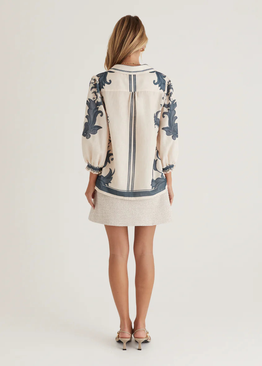 Bailee Shirt - Cream Zayna