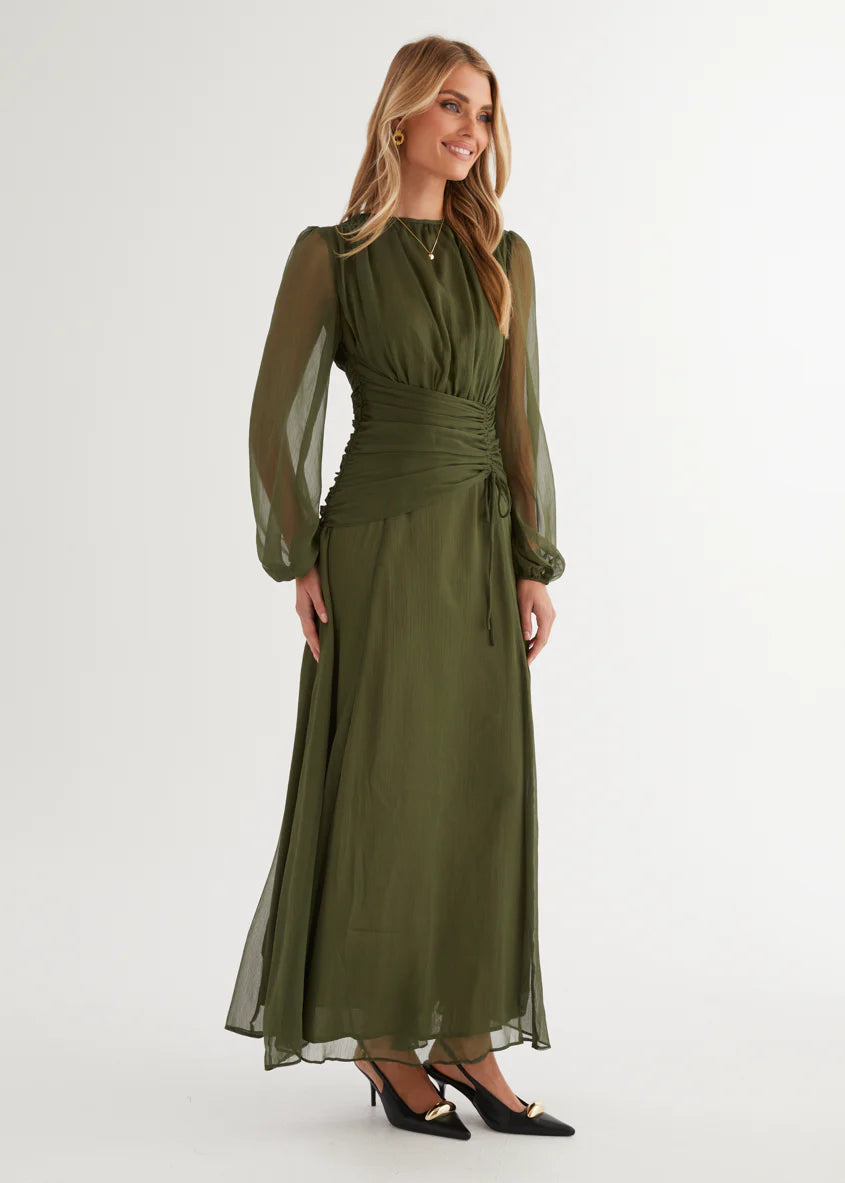 Starstruck Maxi Dress - Olive