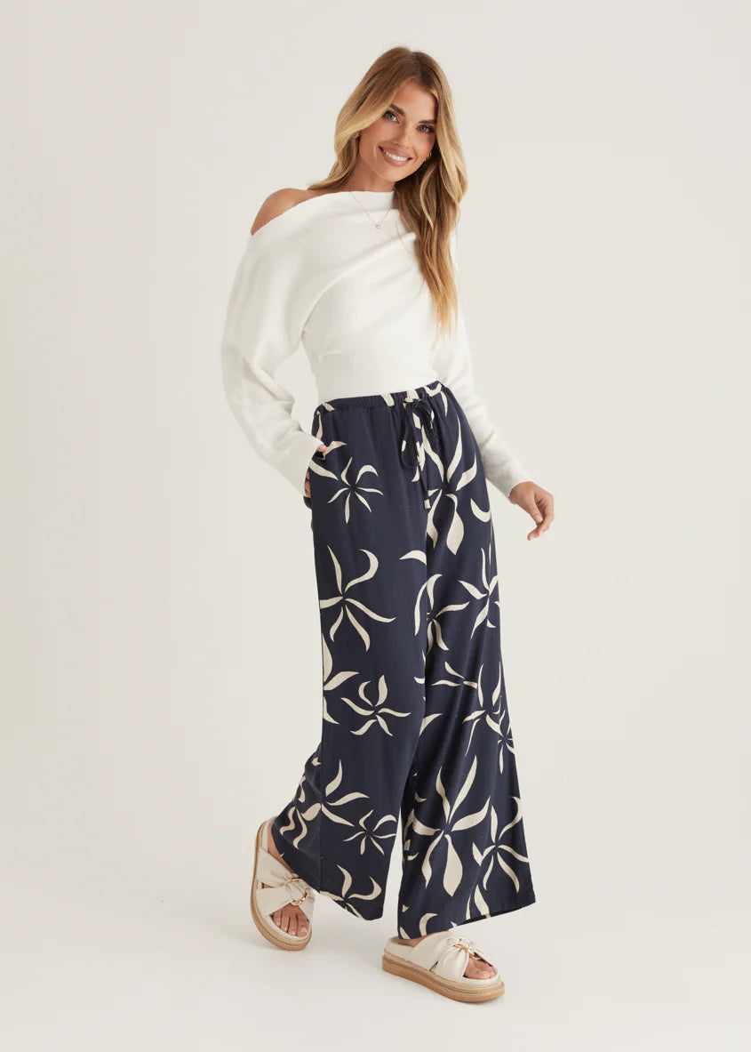 Hunter Pants - Navy Ayana