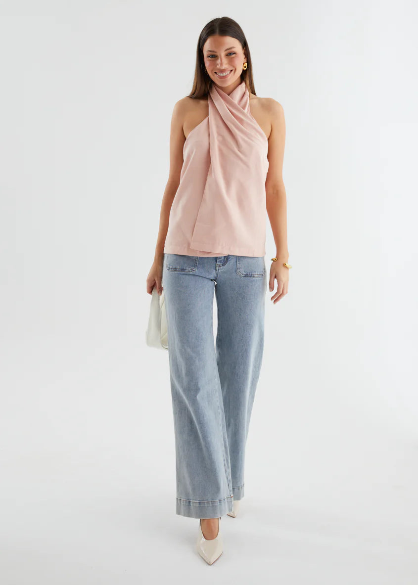 Otto Halter Top - Fairy Floss