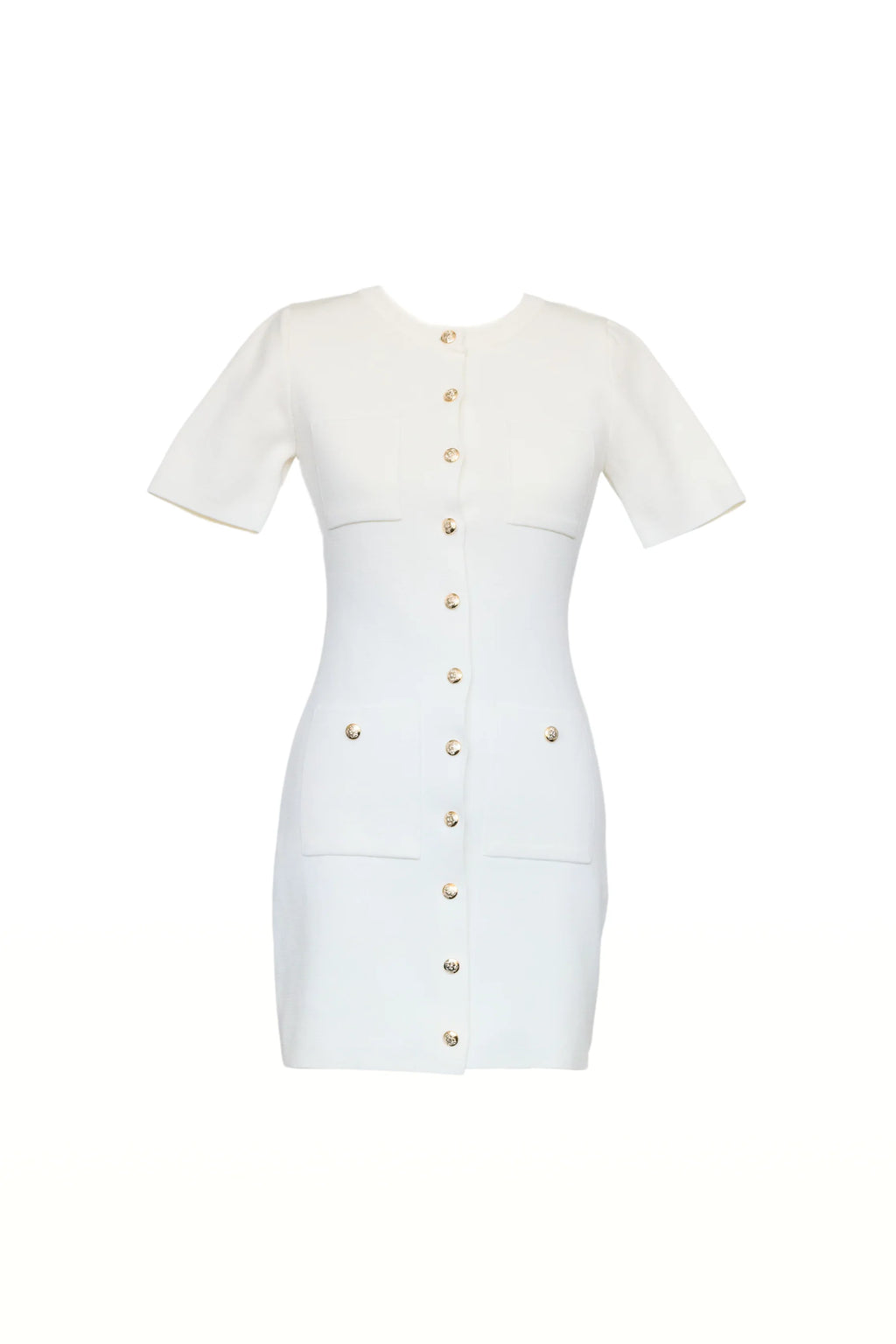 Yale Knit Dress - Off White