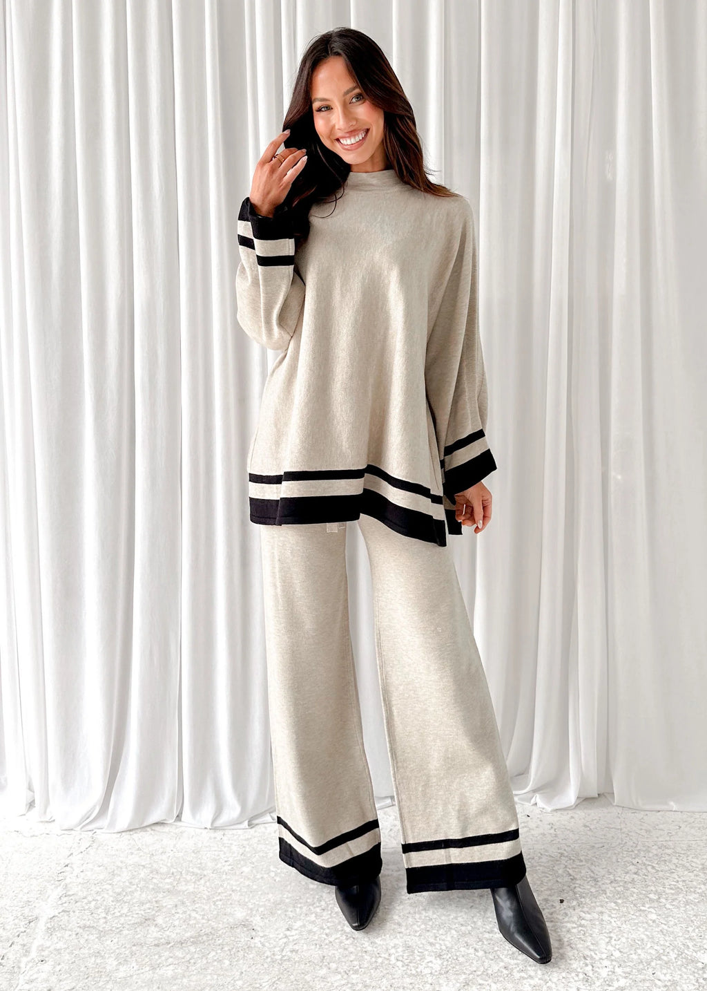 Jenner Knit Pants - Sand