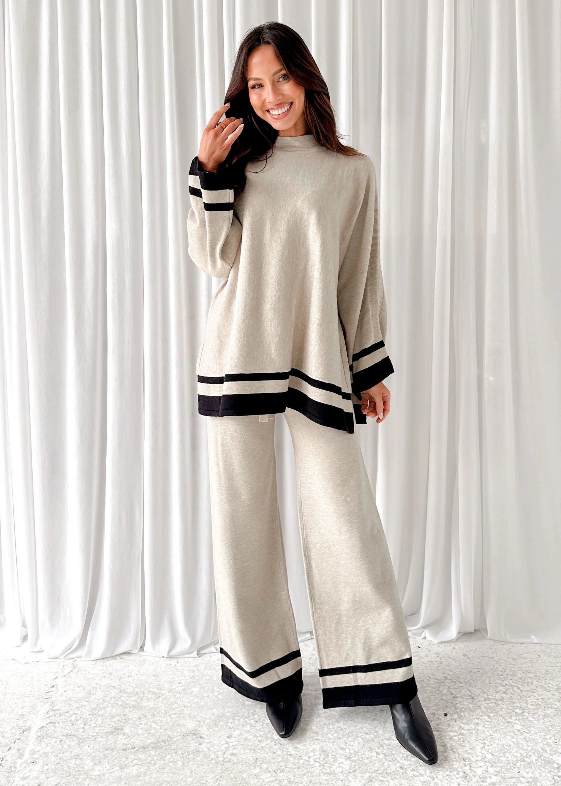 Jenner Knit Pants - Sand