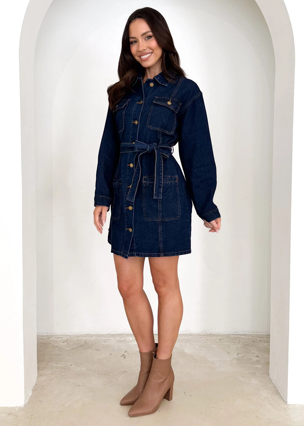 Begra Denim Dress - Indigo