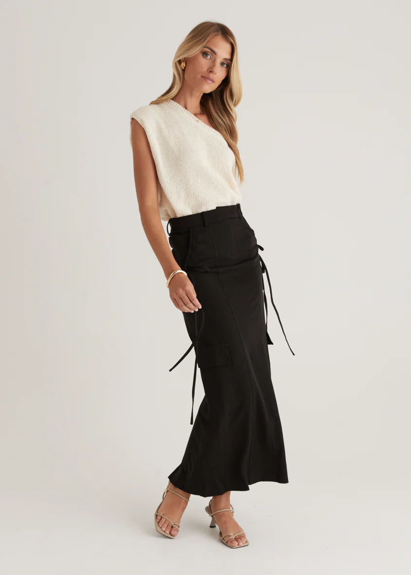 Chansa Maxi Skirt - Black