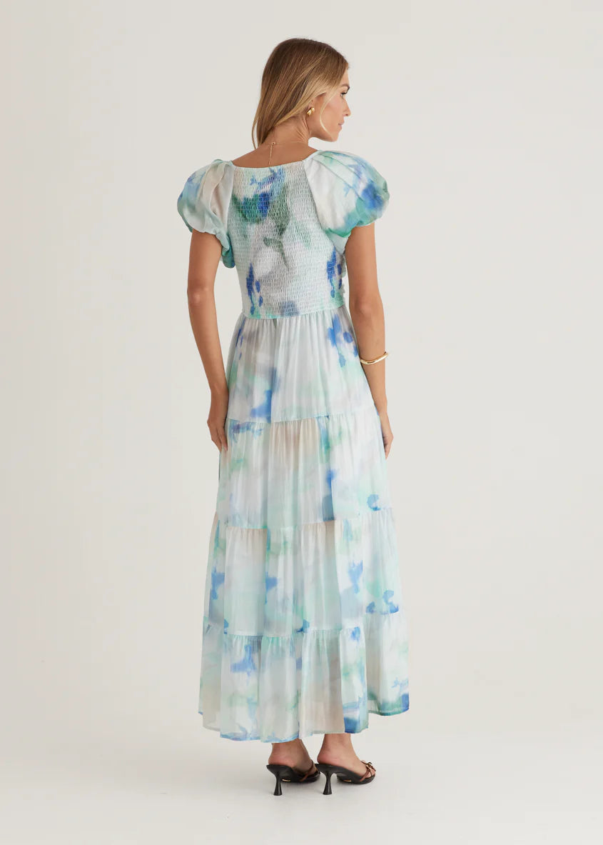 Sahnee Maxi Dress - Mint Haze