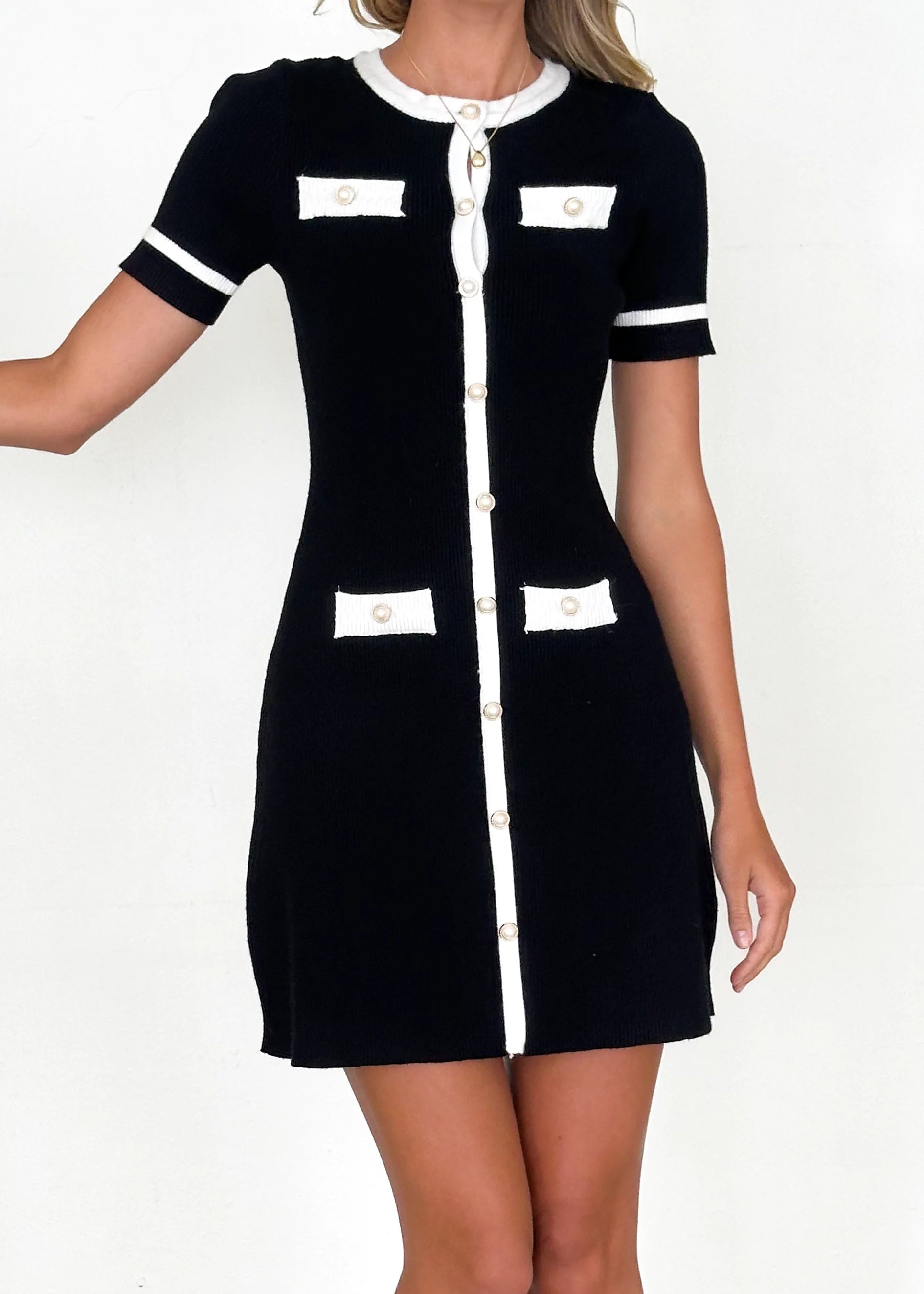 Oaklynn Knit Dress - Black