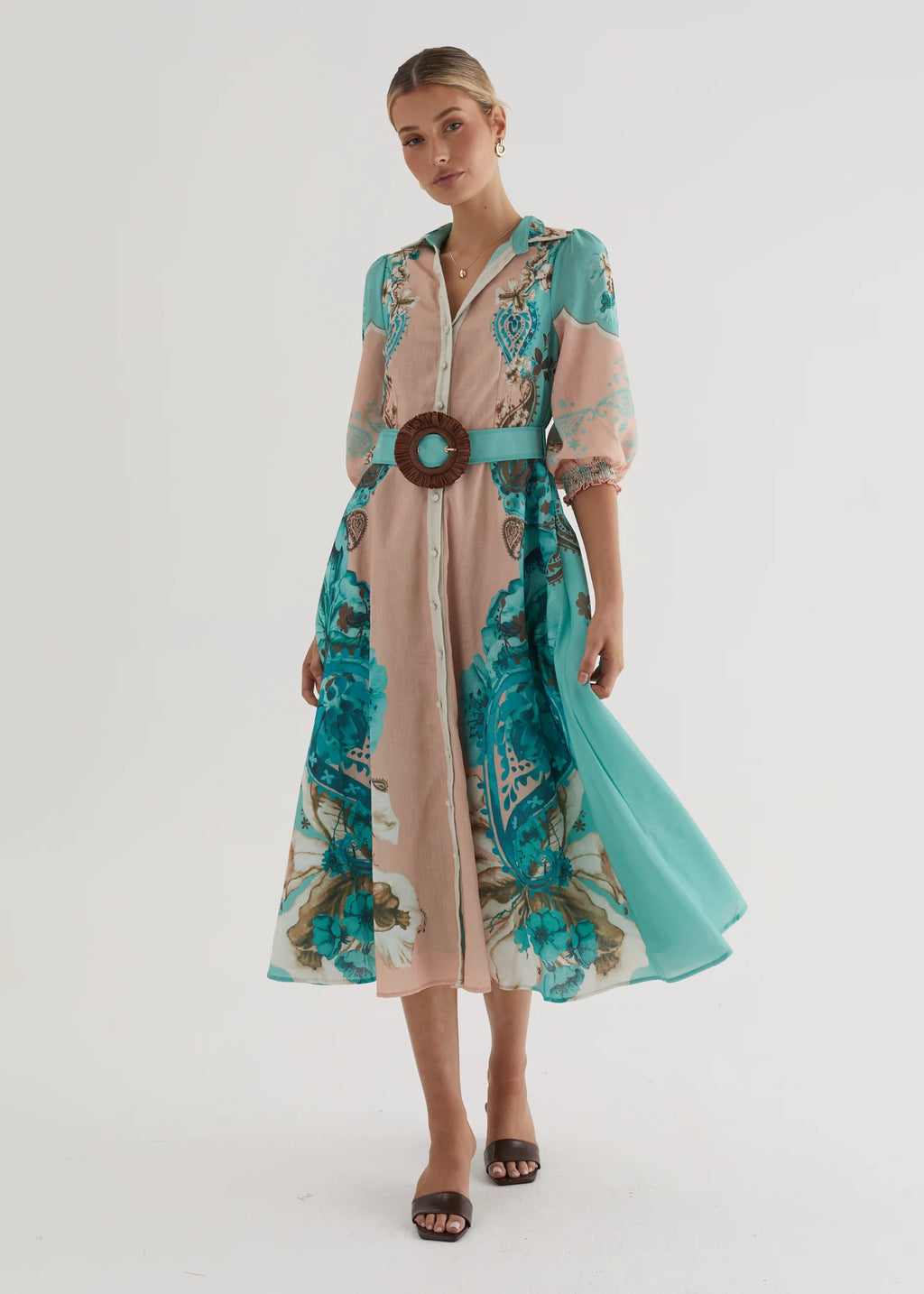 Pip Midi Dress - Willow Floral