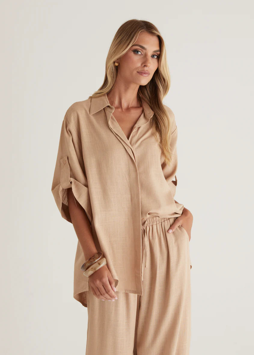 Kinsley Shirt - Mocha
