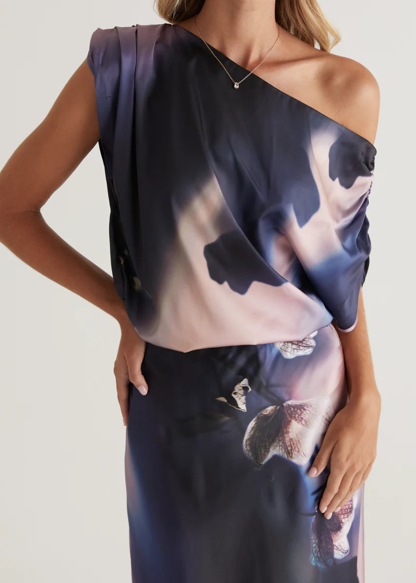 Venus Maxi Skirt - Orchid