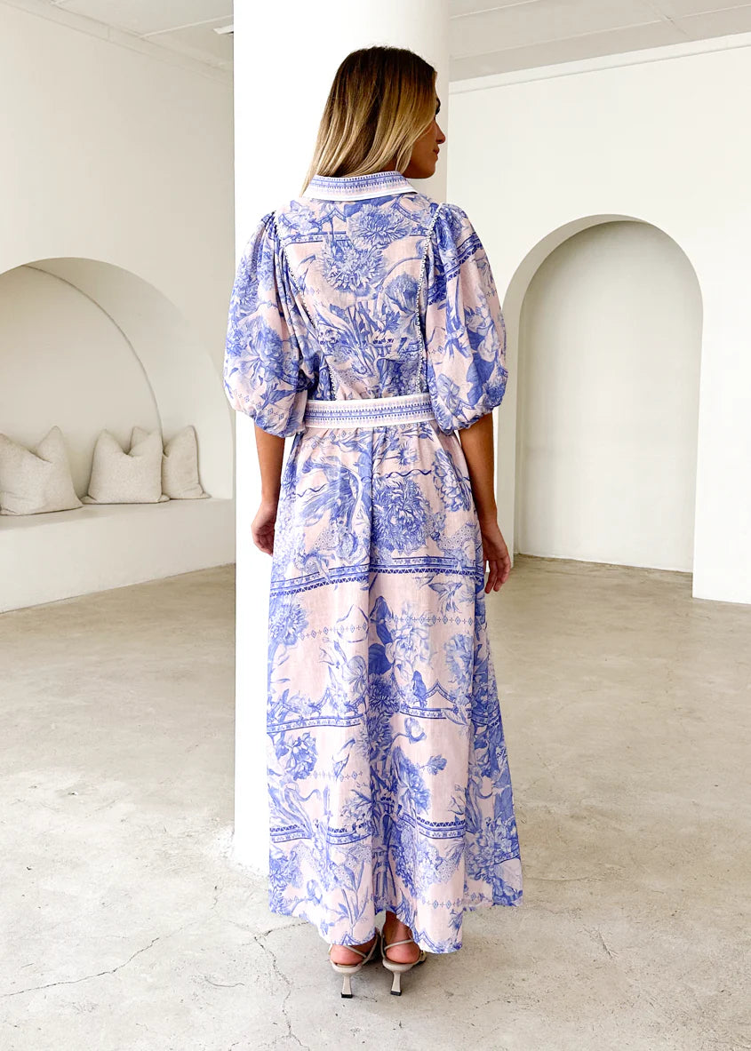 Jolene Maxi Dress - Porcelain
