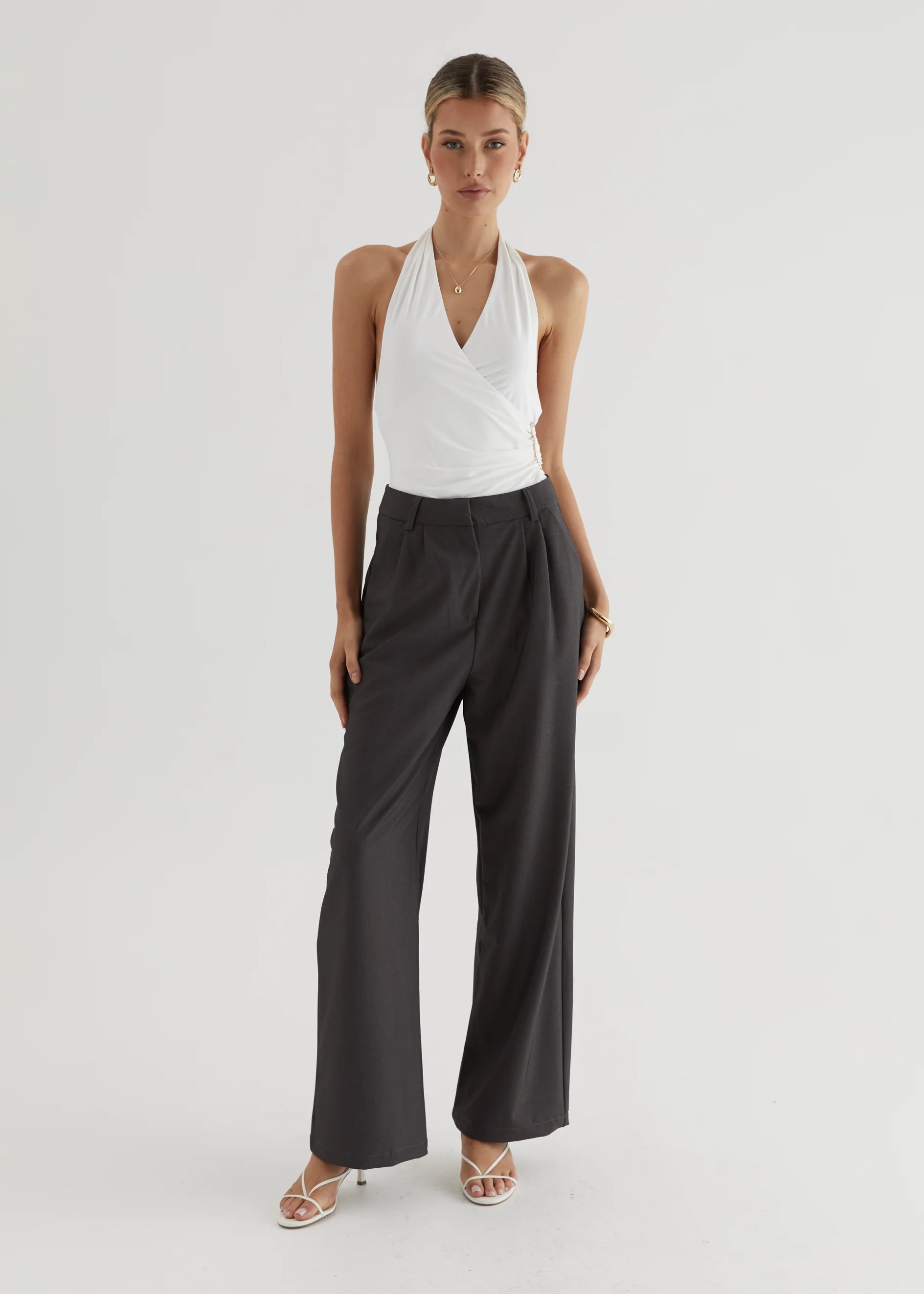 Marbella Pants - Charcoal