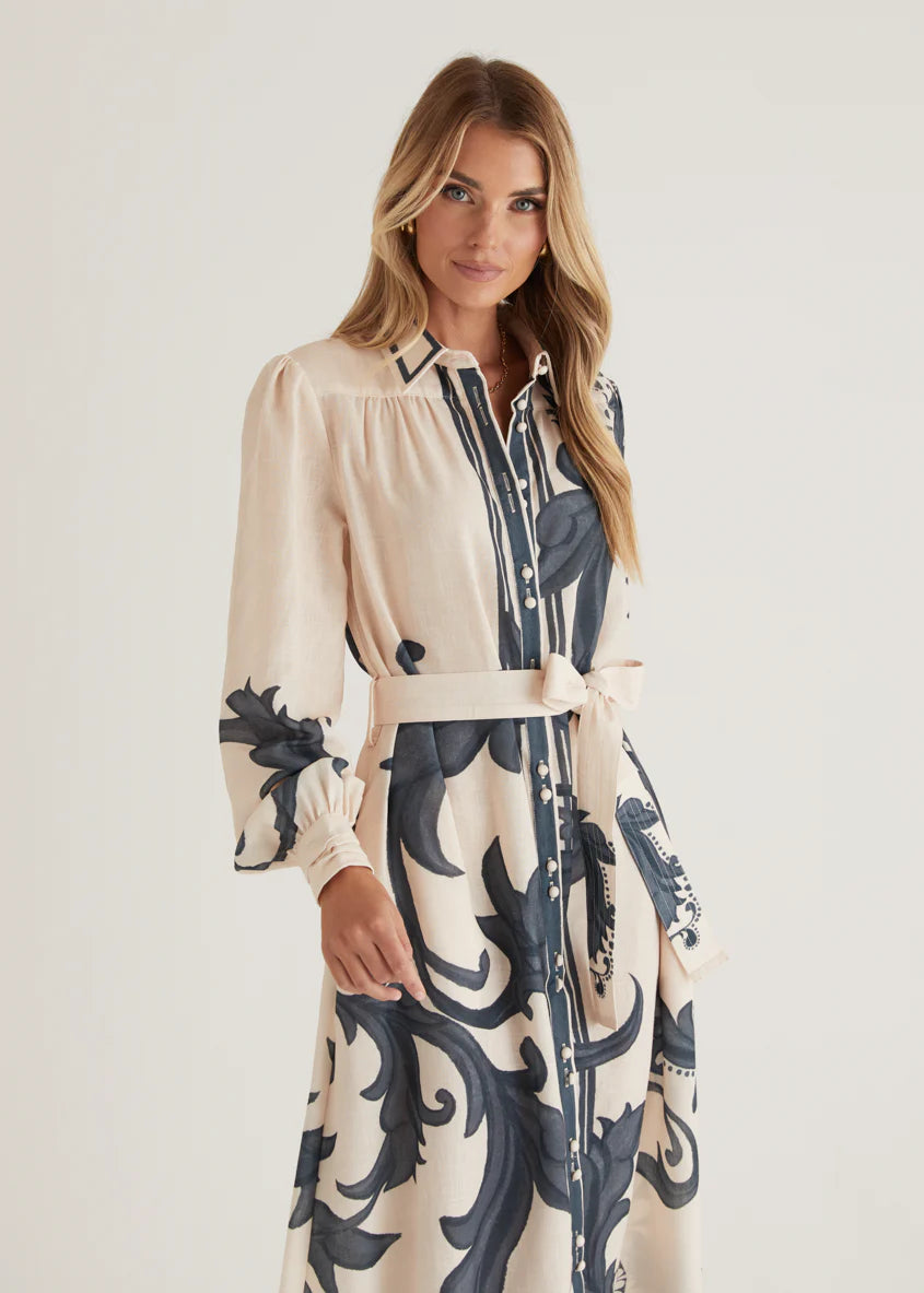 Sage Maxi Dress - Cream Zayna