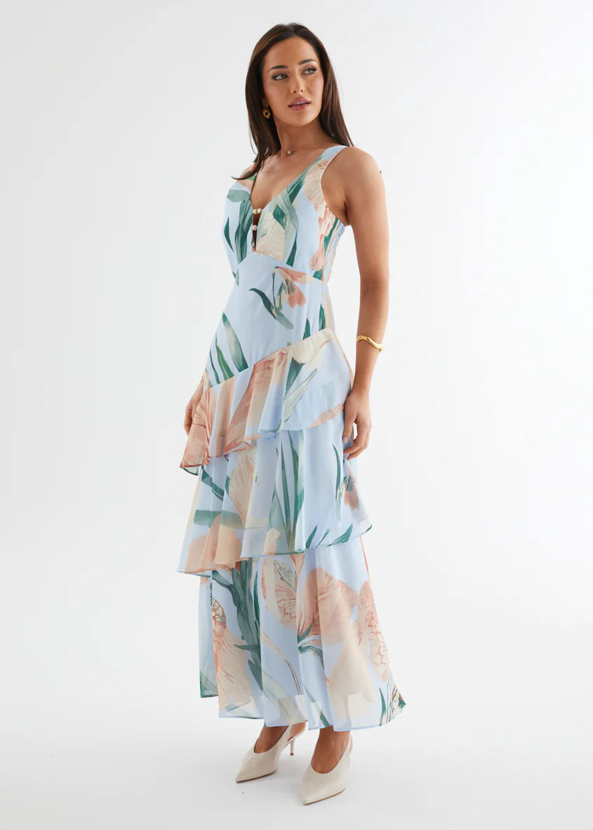 Souline Maxi Dress - Blue Oasis
