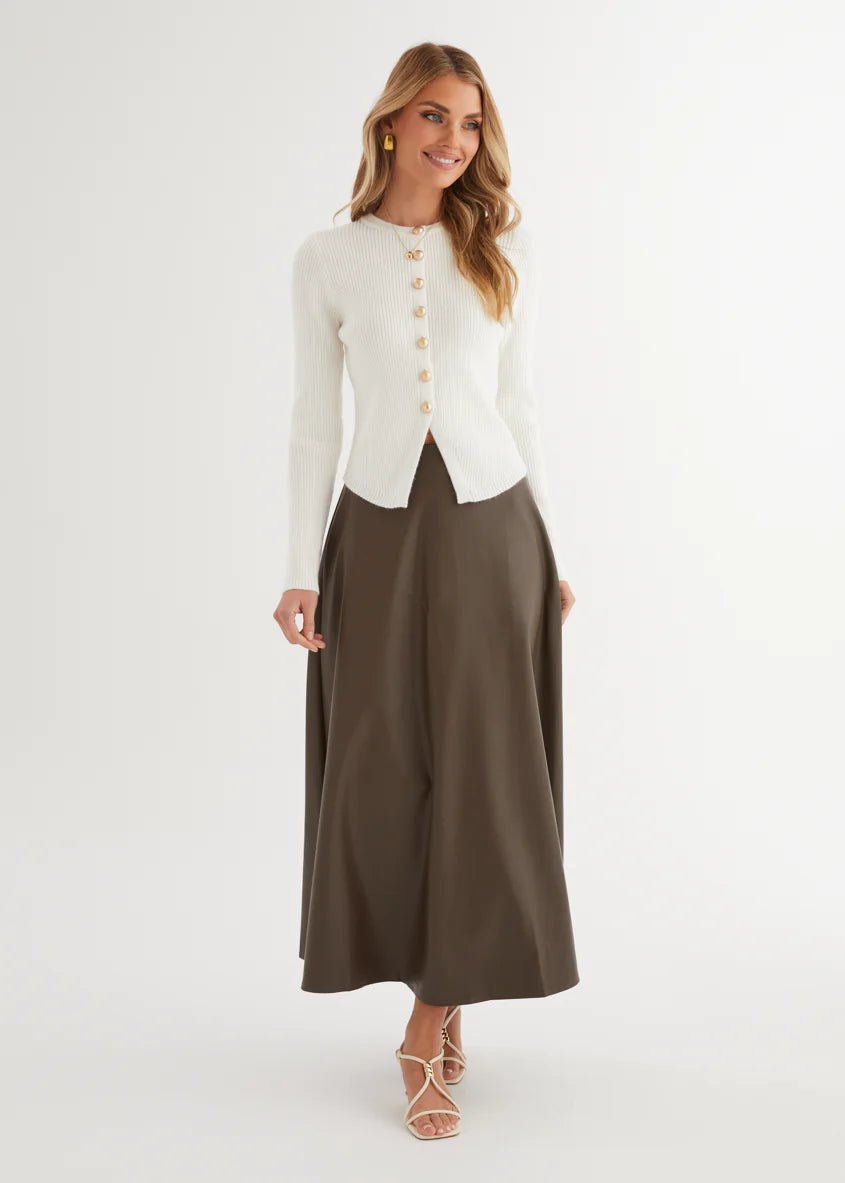 Sparrow Knit Top - Off White