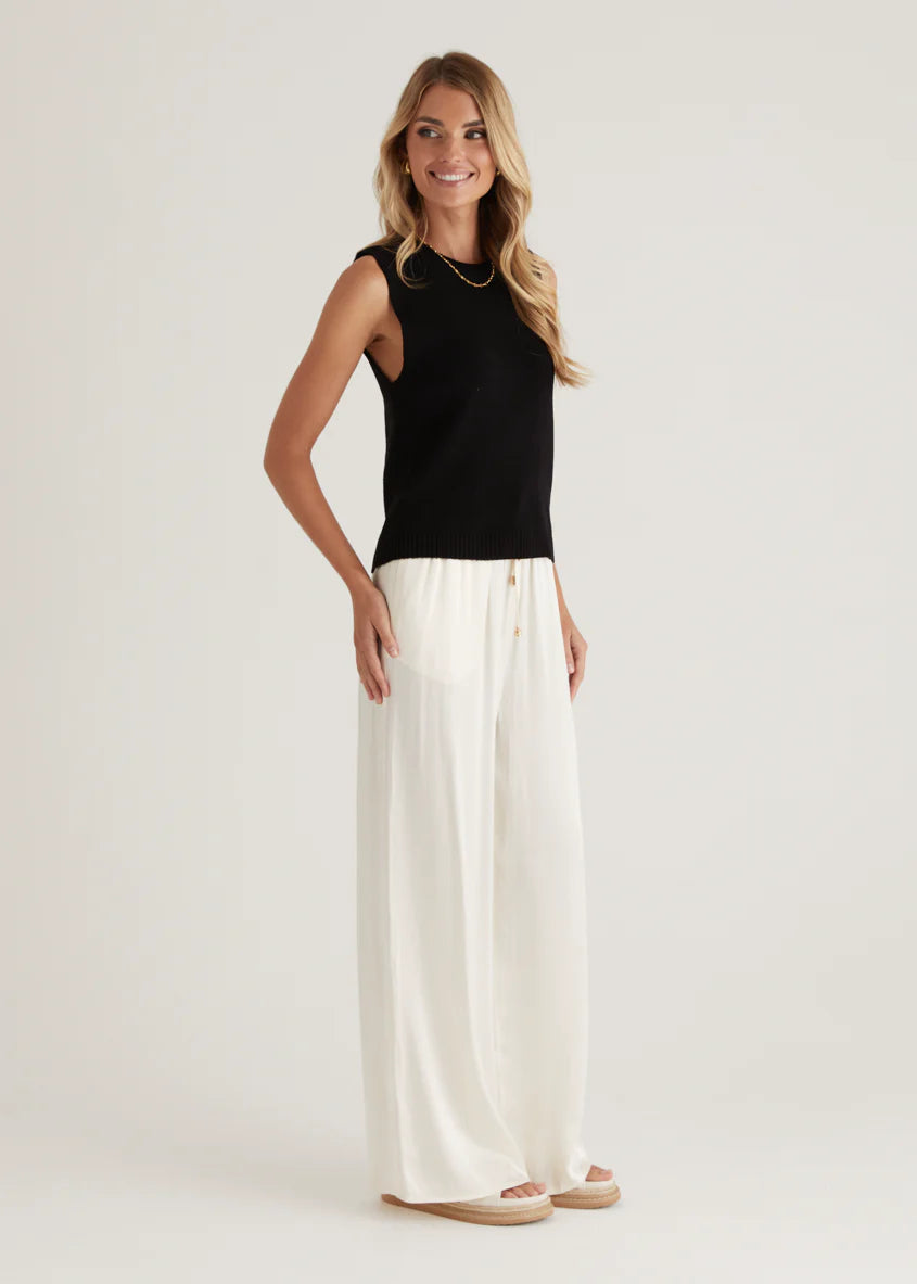 Jaylee Knit Tank - Black