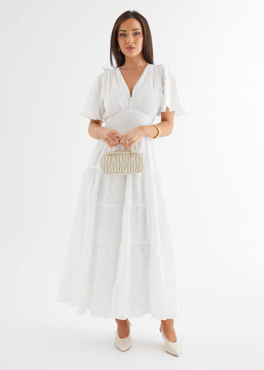 Alexa Maxi Dress - Off White