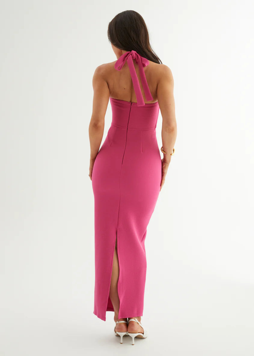 Vicki Maxi Dress - Hot Pink