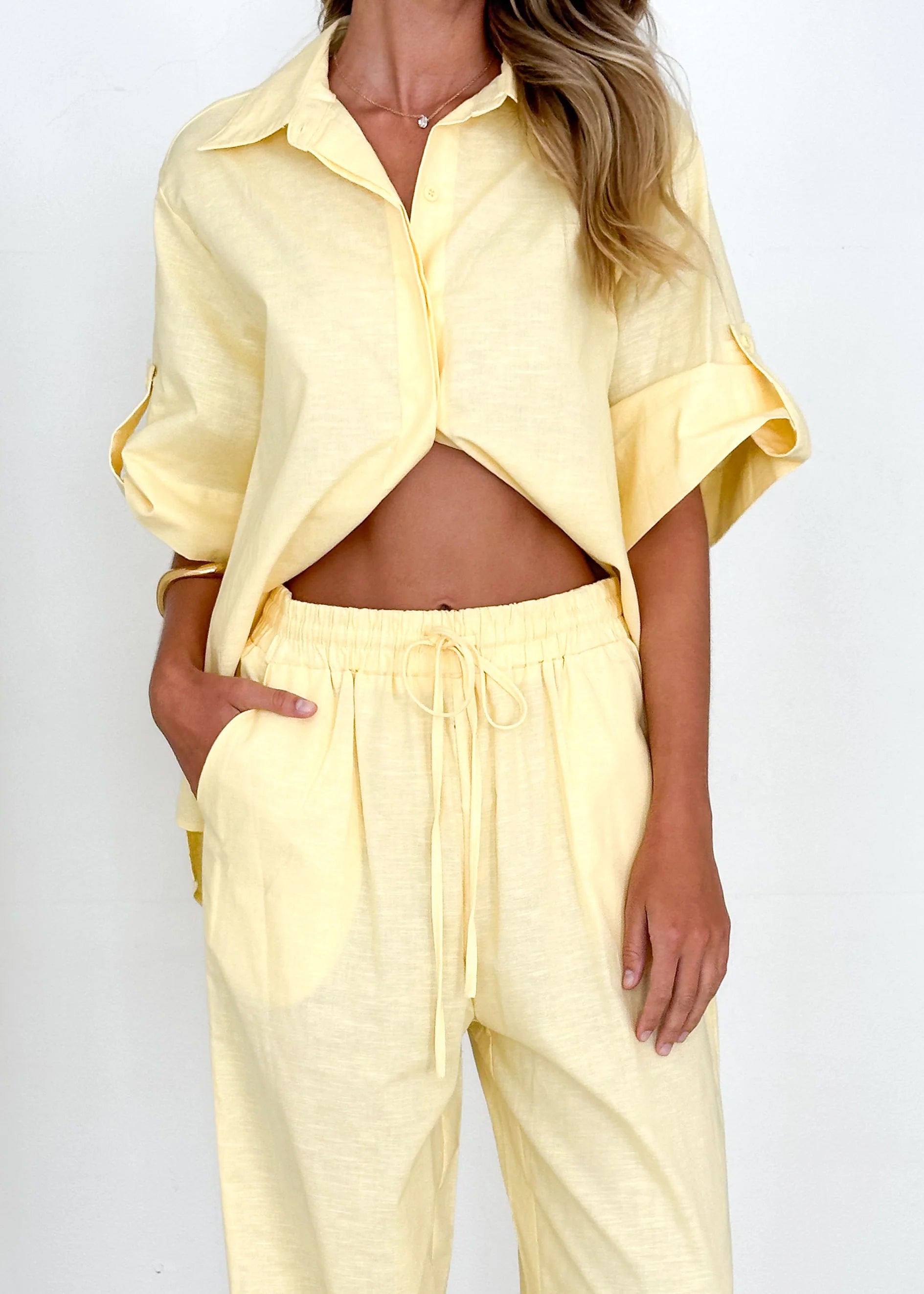 Kinsley Pants - Lemon