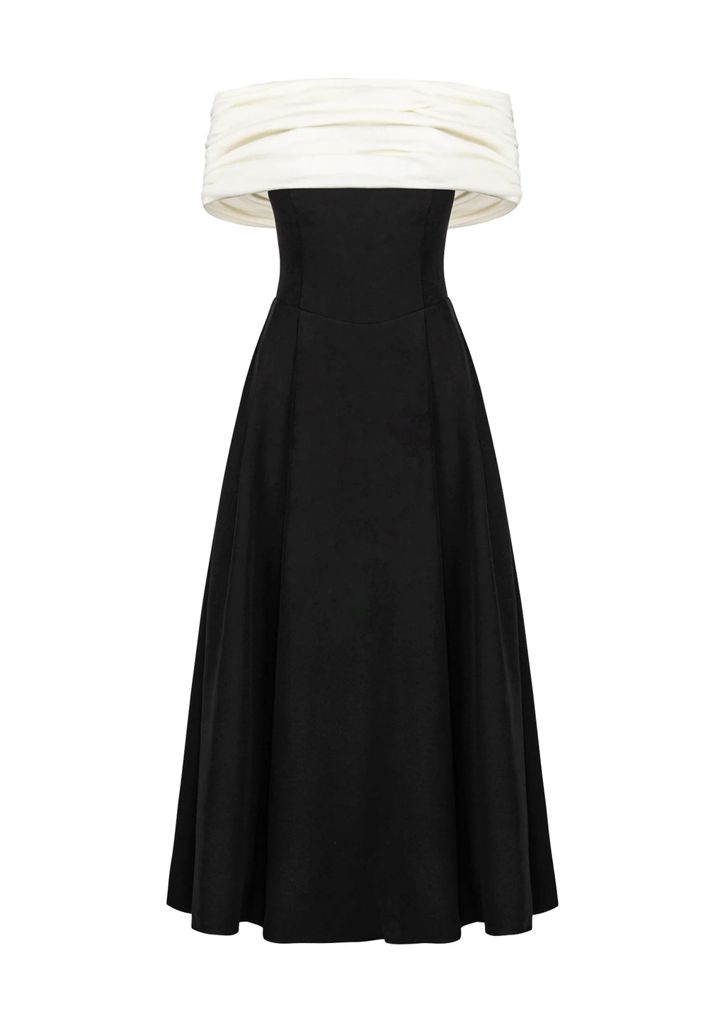Alexiah Off Shoulder Maxi Dress - Black