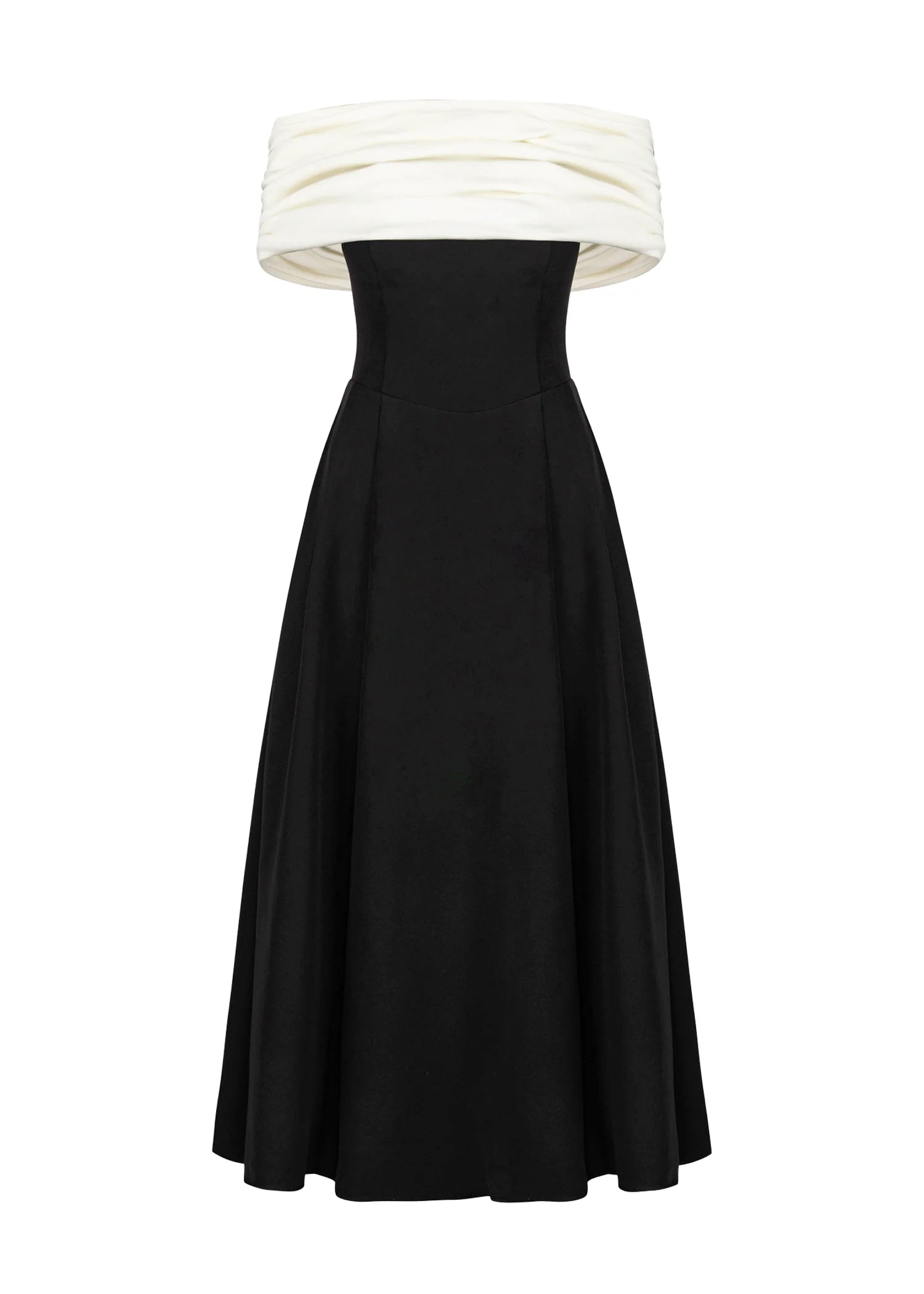 Alexiah Off Shoulder Maxi Dress - Black