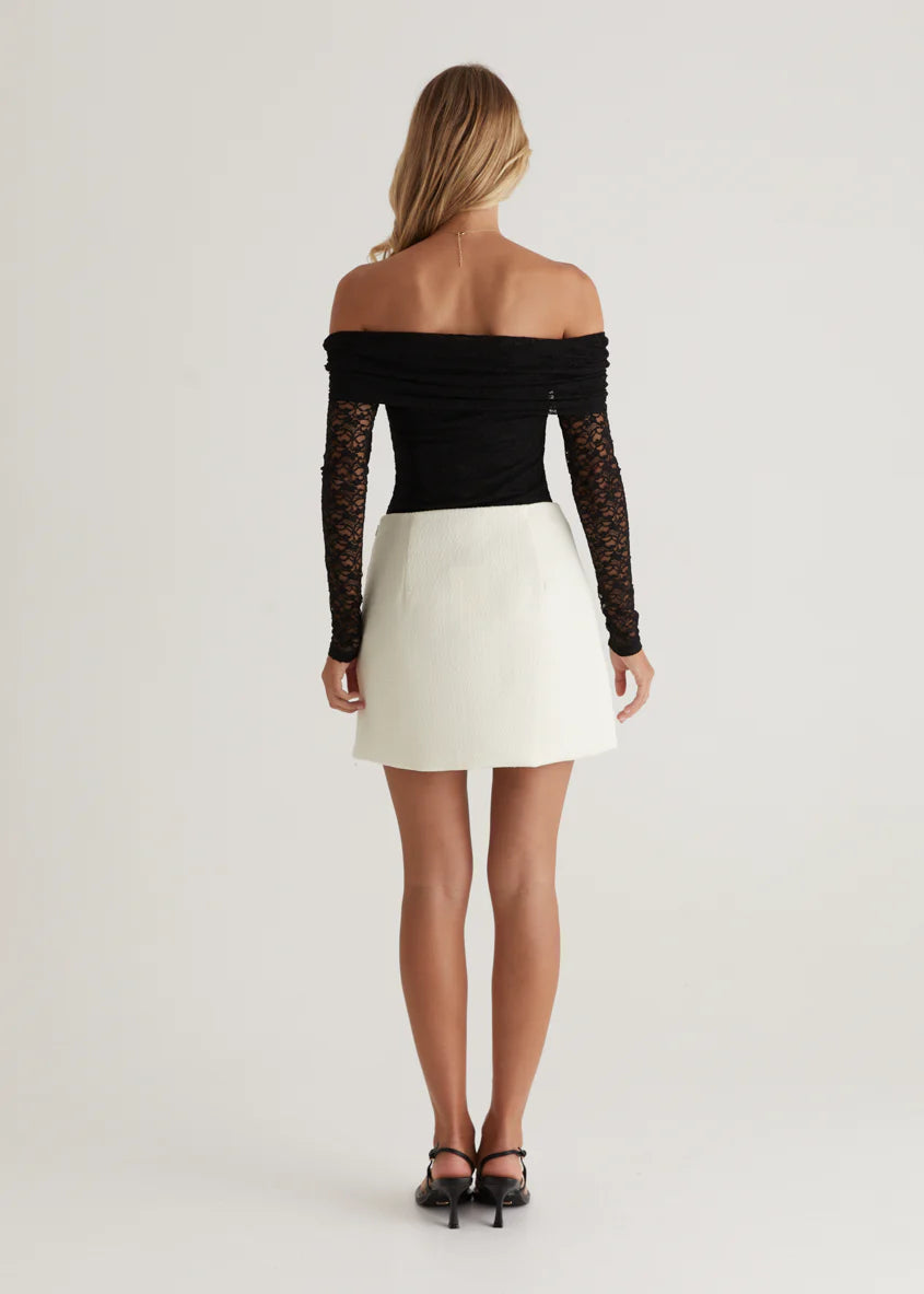 Rosa Lace Bodysuit - Black