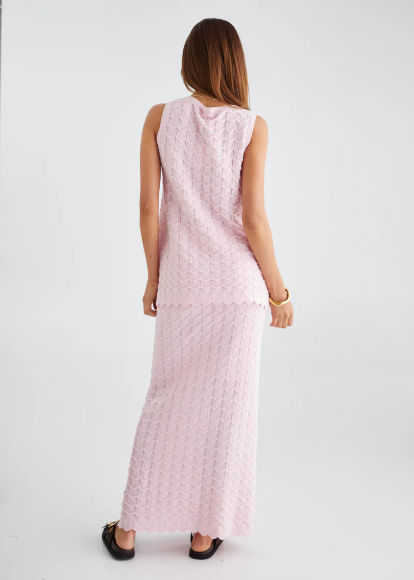 Nerida Knit Top - Pink