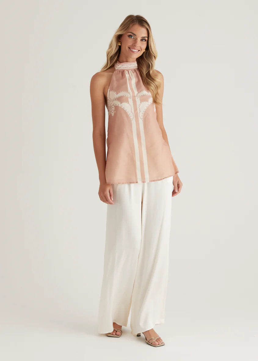Keana Halter Top - Sand Cabos