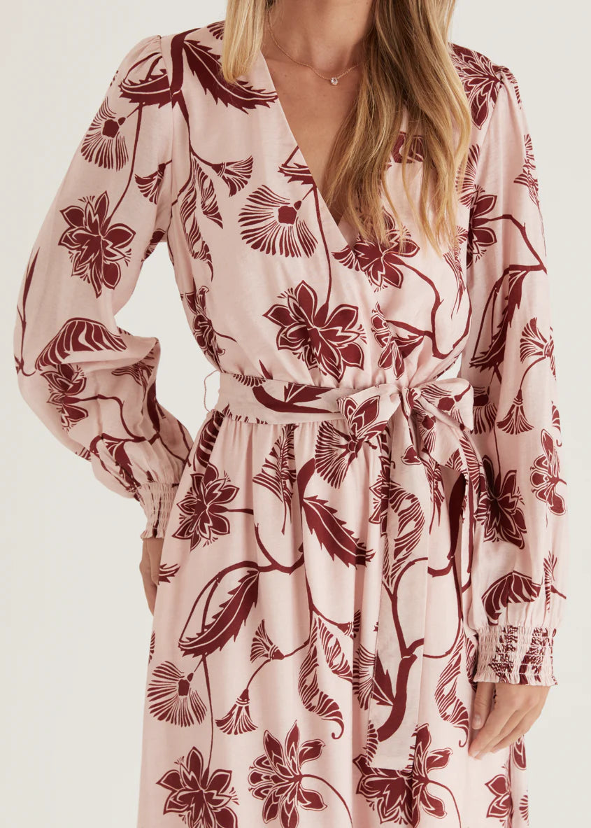 Runaway Maxi Dress - Blush Floral