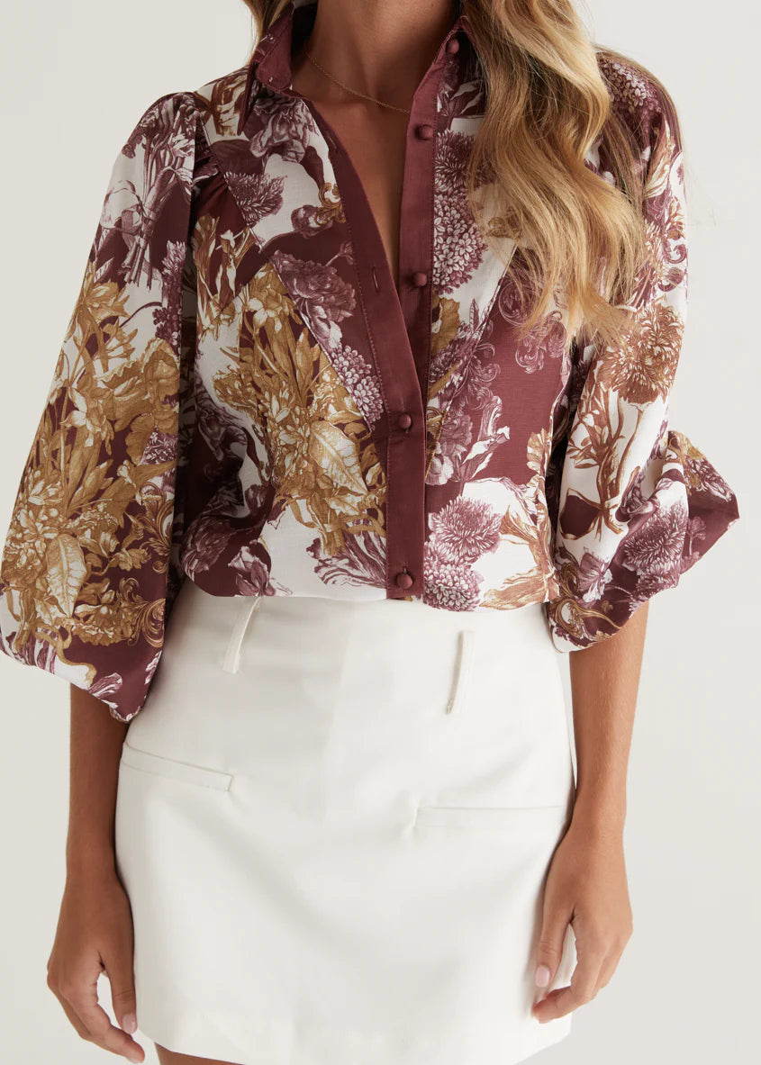 Tethroe Shirt - Merlot Chateau