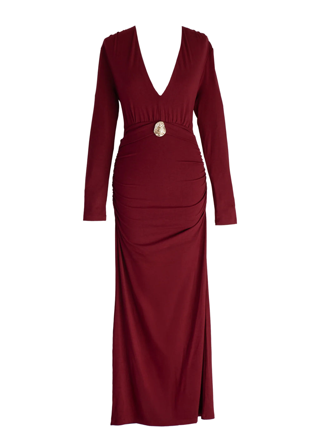 Alysse Midi Dress - Wine