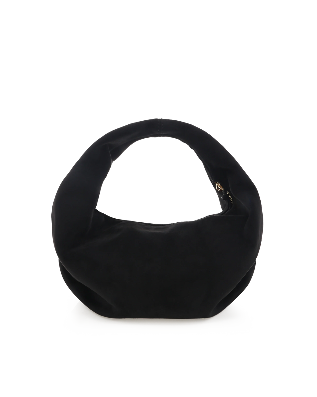 Renee Shoulder Bag - Black Suede