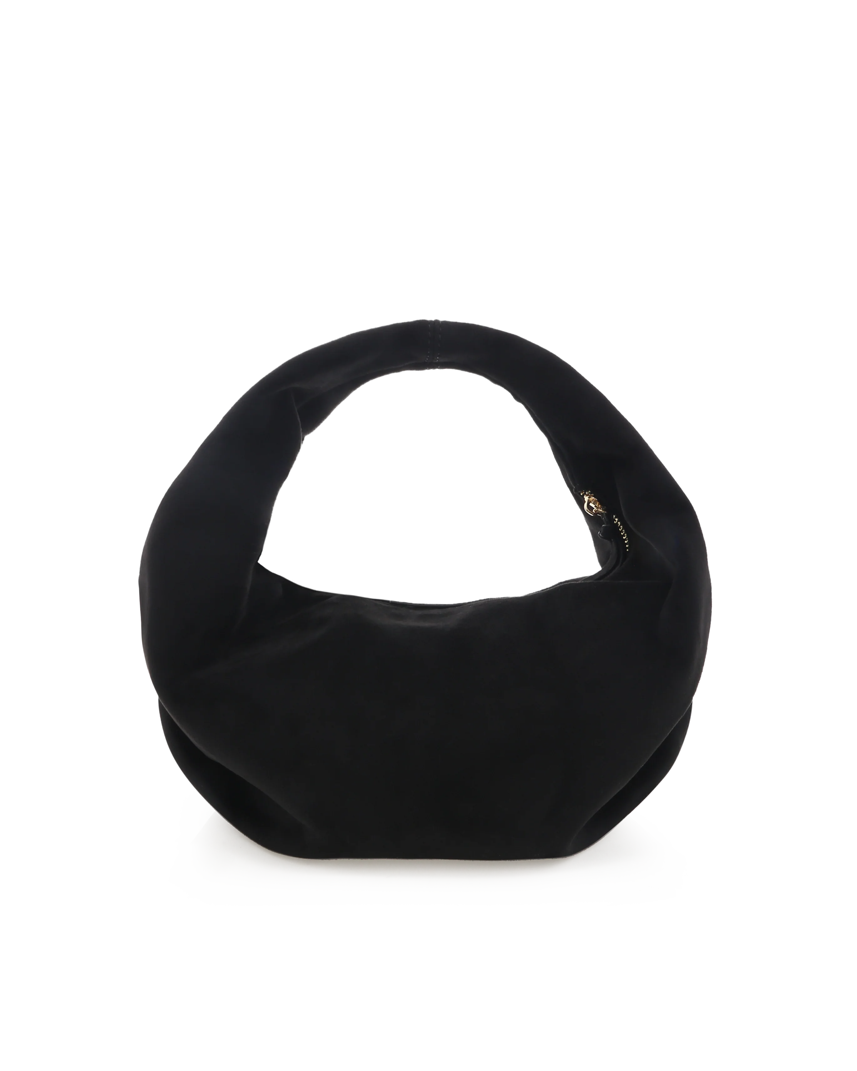 Renee Shoulder Bag - Black Suede