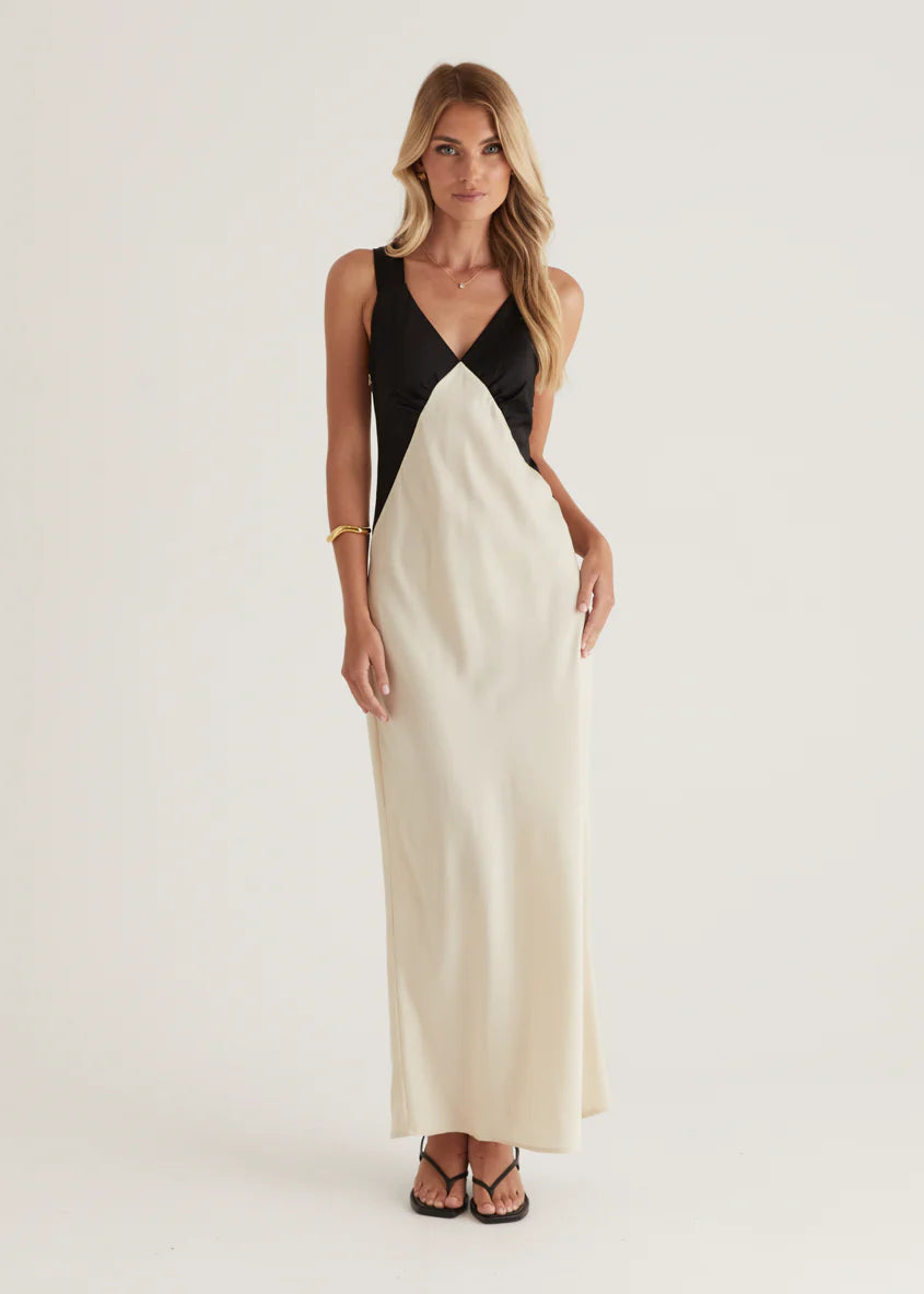 Taleena Maxi Dress - Champagne