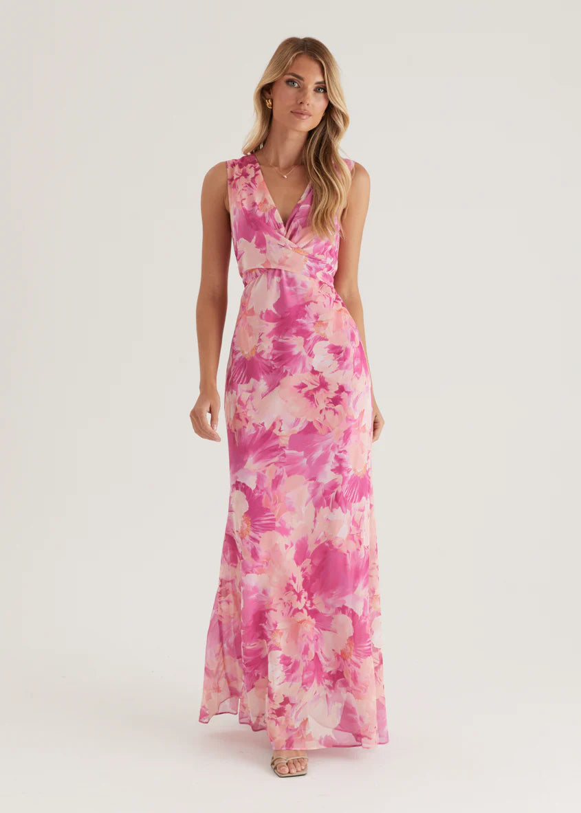 Nikki Maxi Dress - Pink Ziah