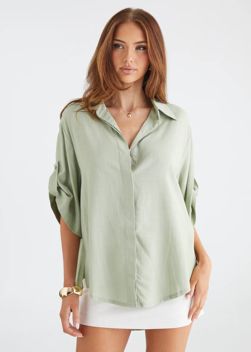 Kinsley Shirt - Sage