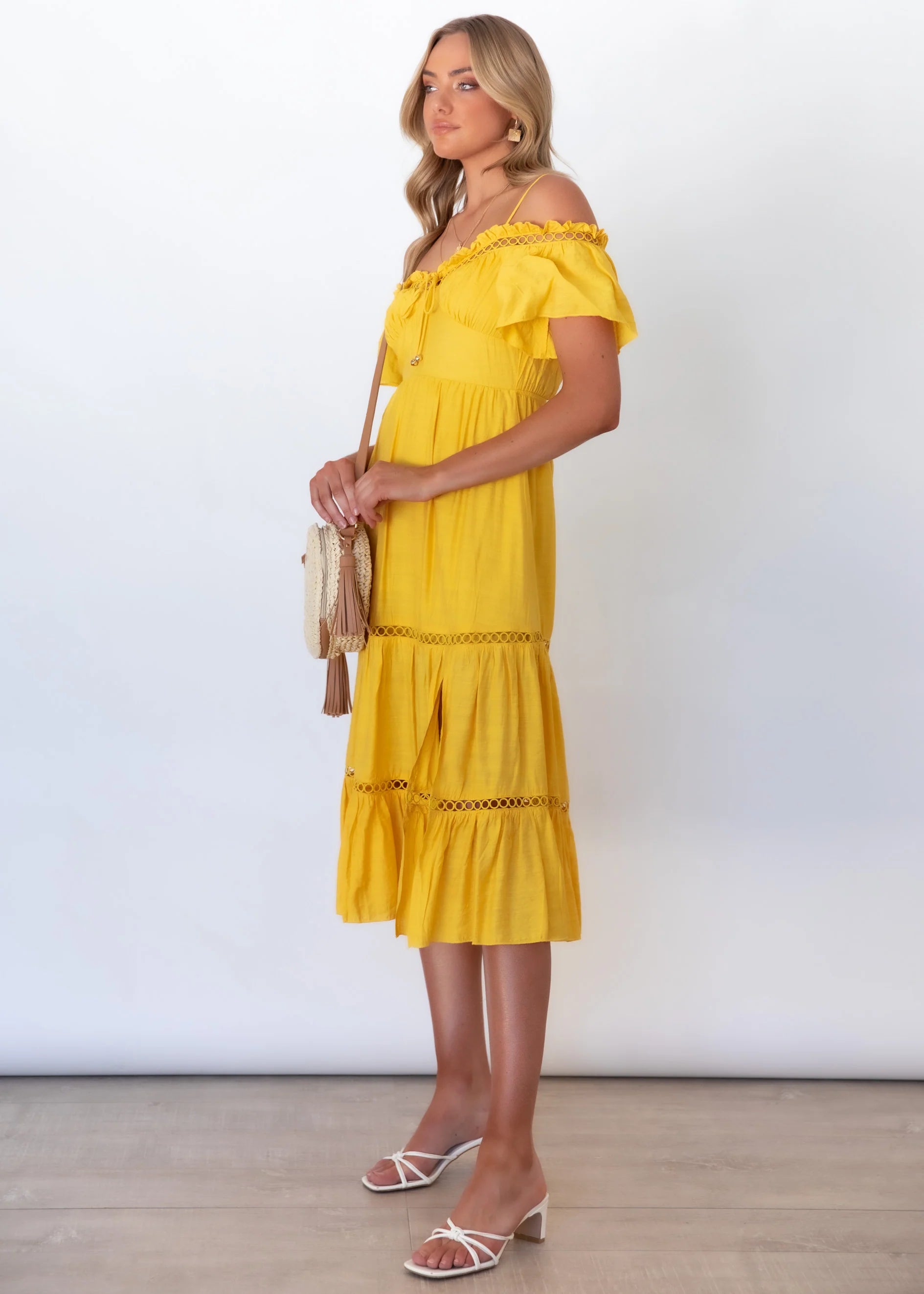 Fools Love Midi Dress - Sunshine