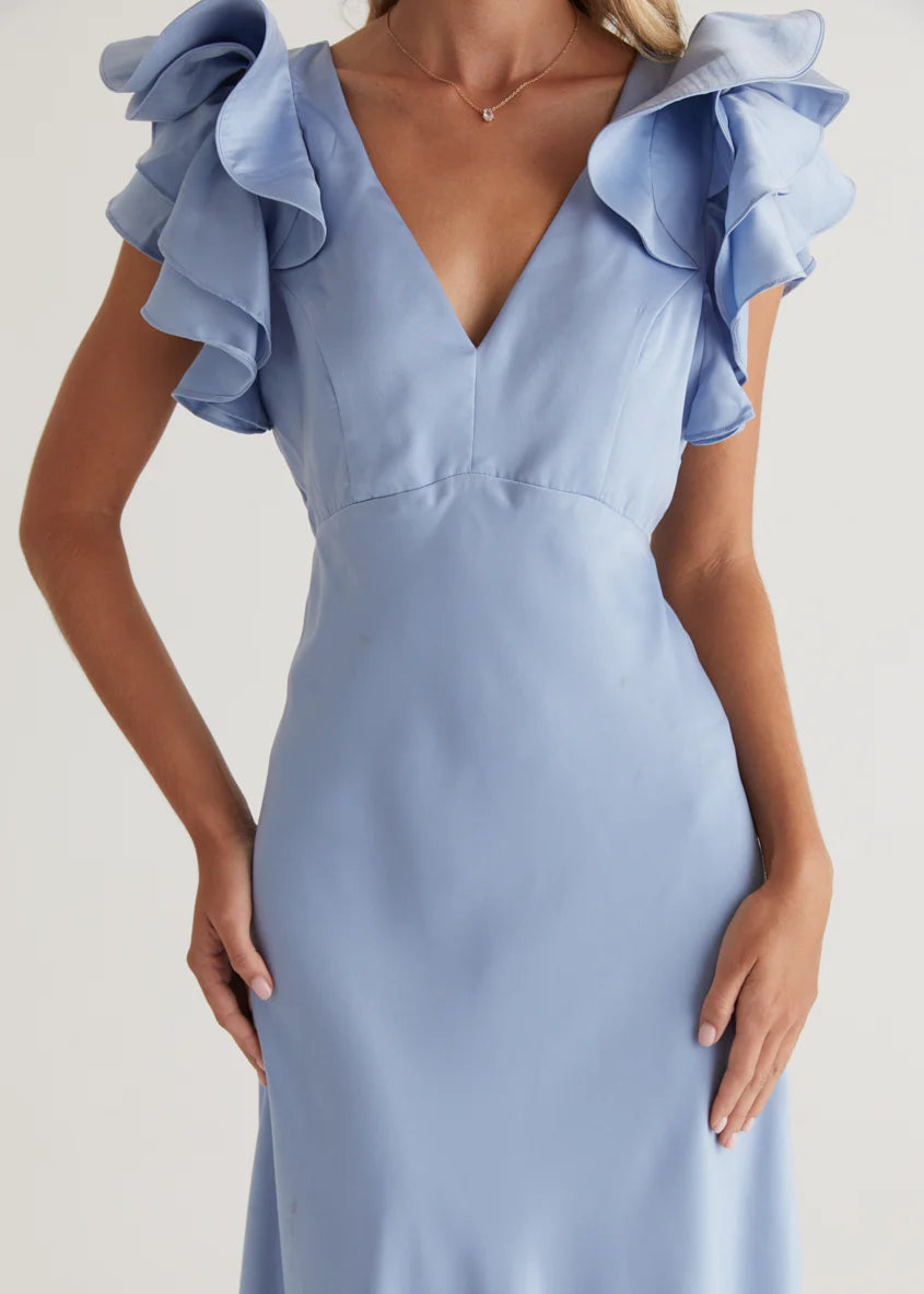 Dali Maxi Dress - Sky Blue