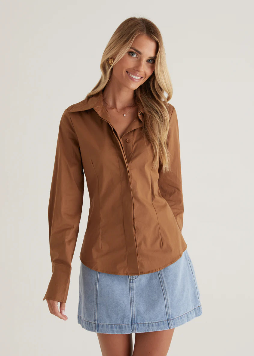Sianna Shirt - Camel